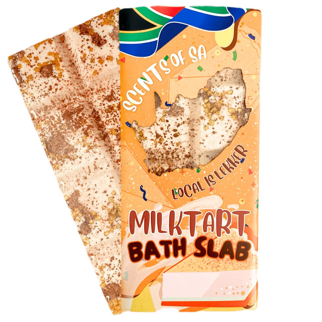 Milk Tart Bath Bomb Slab